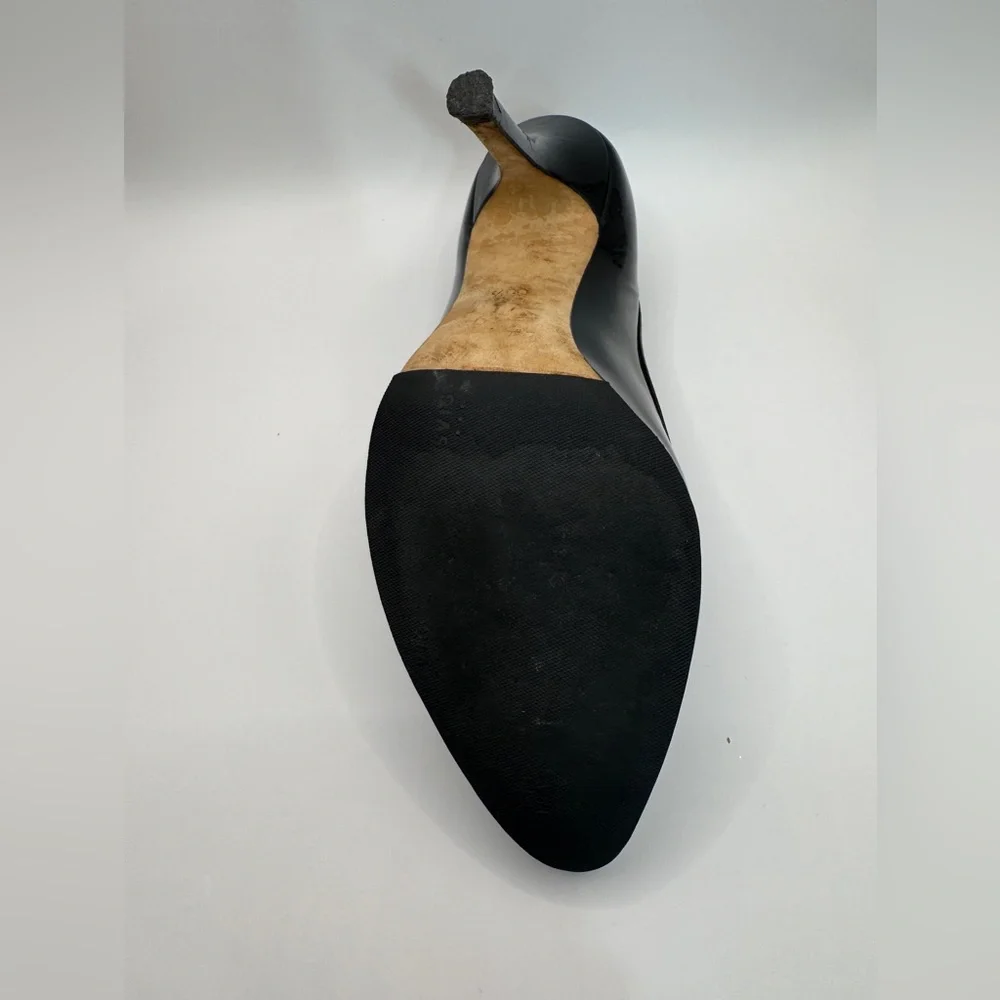 Dior Women’s Retro Escar 9cm Patent Leather Pumps, Black, SIZE: 38.5 - Picture 7 of 16